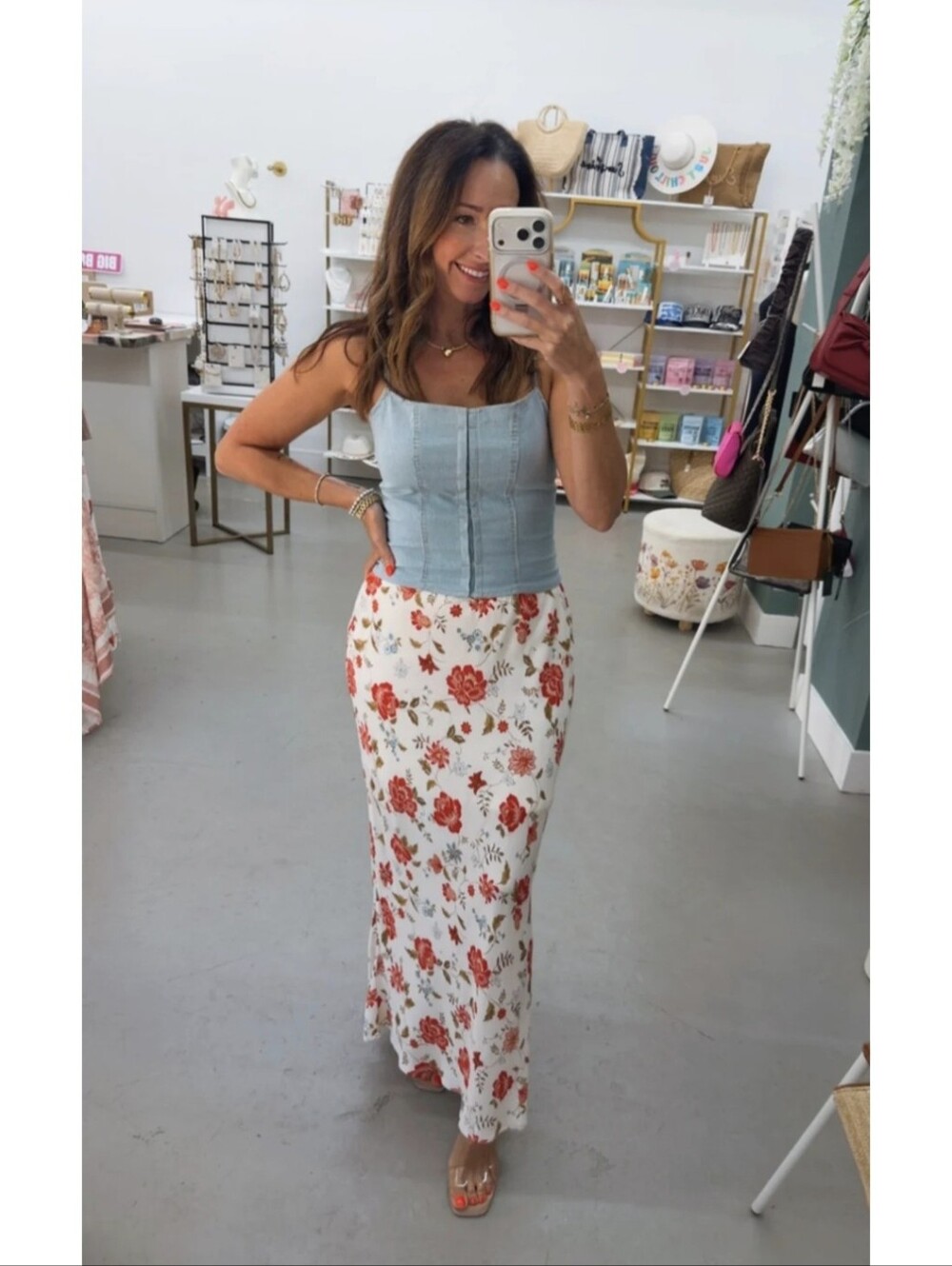 The Workshop Floral Skirt